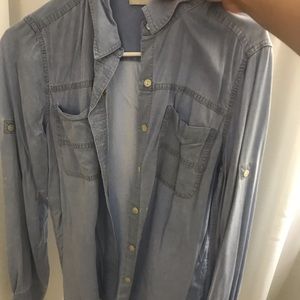 Mock Jean button up